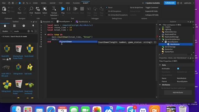 Как сделать игру, как Piggy, в Roblox | #1 делаем систему раундов смотреть онлайн