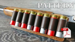 Как сделать простой патронташ на ремень | how to make a bandolier for 8 rounds 12 gauge