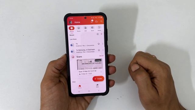 How to scan a document and make PDF in Samsung Galaxy S23 or S23 Ultra