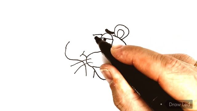 How to draw Pink Panther | Drawing Pink Panther | Как нарисовать Розовую Пантеру смотреть онлайн