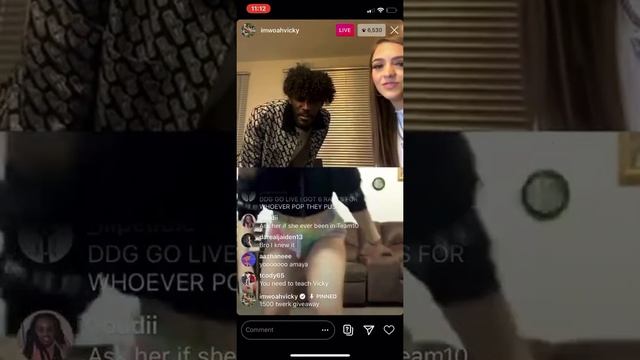 WOAH VICKY IG LIVE WITH ME / 1500$ TWERK COMPETITION