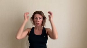 Гимнастика для лица. Четвёртое упражнение.