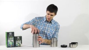 Термос суповой Арктика 301 серии с супер широким горлом (видео обзор)