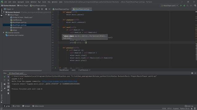 Music Player || tkinter | pygam || python part3 смотреть онлайн