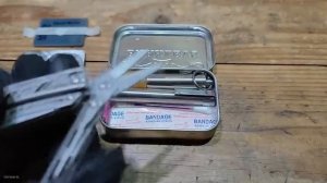 Мой набор ВЫЖИВАНИЯ в коробке Altoids/Barkleys@CorcoranALAltoids Survival Kit/Аlarm box