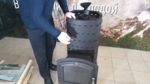 Альфа Гардарика. Печь в облицовке от ТМФ.