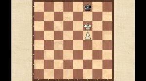 Шахматы. Урок 14. Король и не крайняя пешка против короля