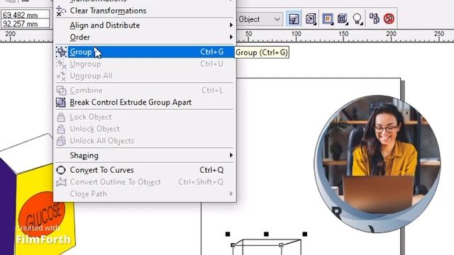 18 CorelDraw PowerClip and Shaping смотреть онлайн
