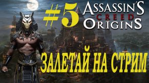 СТРИМ Assassin's Creed Origins Прохождение  Часть 5