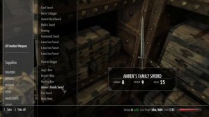 Amren's Family Sword