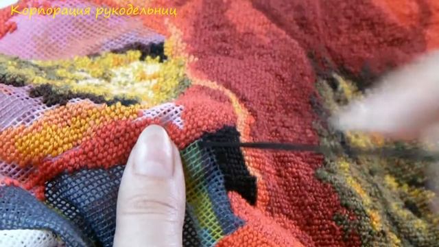 Перехожу на BASKETWEAVE STITCH , зачем? Гобелен Dimensions Red Poppy Trio 20073 Трио красных маков смотреть онлайн