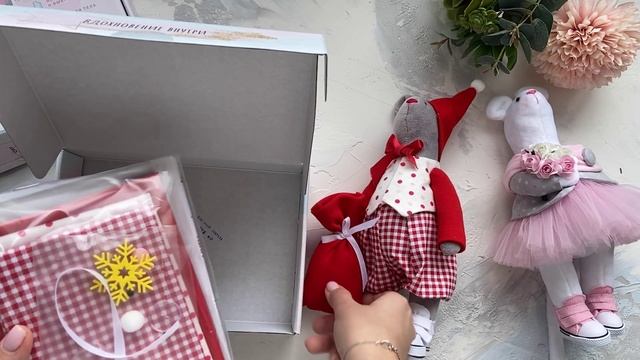 Наборы для шитья игрушки Мышки и Мышонка - текстильная игрушка | Handmade Fabric Toy