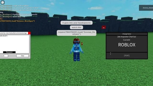 Roblox Script Showcase Episode 1(Imposter Chat)
