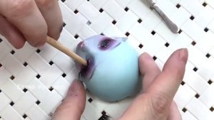Макияж кукле бжд третья часть, ресницы, акриловый блеск