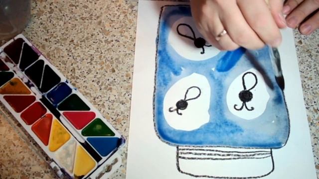 Обучающее видео. Рисование для детей 6-7 лет "Светлячки в баночке" смотреть онлайн