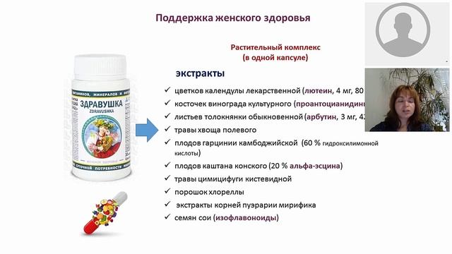 Фитокомплекс Здравушка - специальный продукт для поддержания женского здоровья