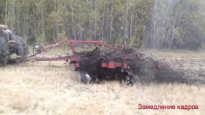 Дисковое орудие Salford I-4100. Поздняя зябь.