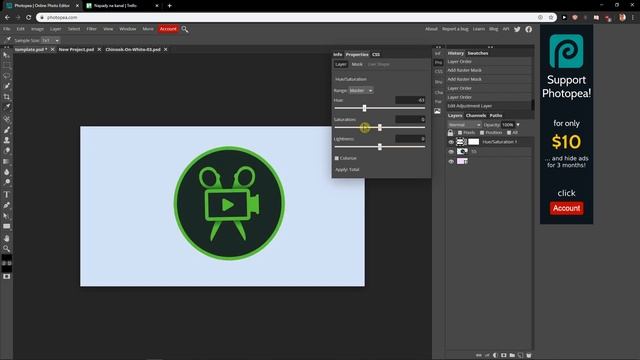 How To Change Color In PhotoPea смотреть онлайн