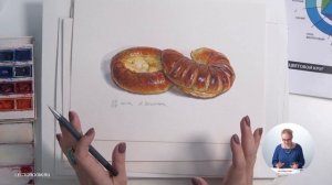 Акварельная выпечка. Онлайн-практика Елизаветы Залегиной
