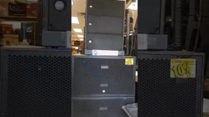 RCF HDL20A AND SUB8006-AS DISPLAY AT VIP PRO AUDIO INC