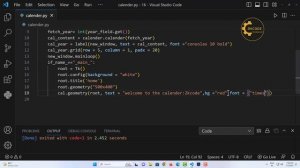 How to create GUI calendar using python|পাইথন ব্যবহার করে কিভাবে GUI ক্যালেন্ডার তৈরি করবেন