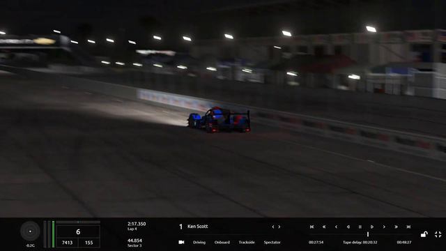 RF2 - Oreca 07 LMP2 at Sebring смотреть онлайн