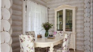 Интерьер дома из бревна: особенности дизайна и идеи