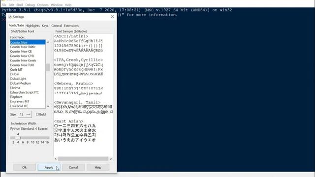 How to change your Python IDLE background color