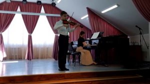Даниил Малышев, юмореска Дворжак, скрипка