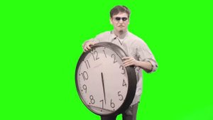 Скачать 🔥 «Мем: It's Time to Stop - Футаж на Зеленом Фоне»