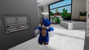 ROBLOX Brookhaven ?RP Funny Moments : Pop Cat BALEGOO Turn Into SONIC The Hedgehog