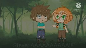 Стив и Херобрин 2 серия |Gacha Club|