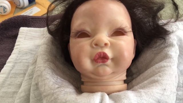 УРОКИ РЕБОРНИНГА . КУКЛЫ РЕБОРН. HOW TO MAKE YOUR REBORN Doll. УРОК 13 .БРОВИ И РЕСНИЦЫ РЕБОРН КУКЛ
