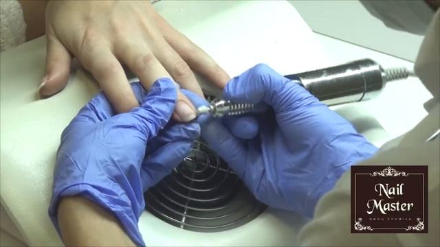Техника работы фрезой снятие геля - Drill mashine masterclass gel cover remove