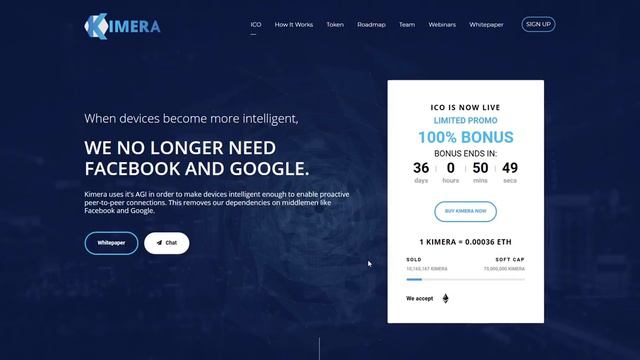 Kimera ICO обзор смотреть онлайн