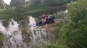 Как мы пытались утопить Suzuki KingQuad 750. Она плавает, после не больших доработок.
