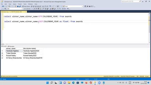 SQL Class 10: String Functions (Zero to Pro in Database) | Microsoft SQL Server | In English