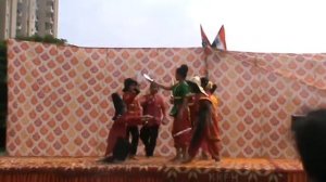 Dance in the Song "Arambha Hay Prachand" by Manjari Dance Group