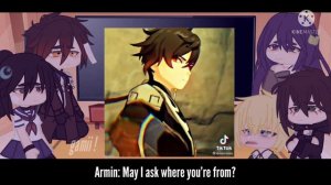 Anime/Game Characters React To Each Other || Part 3, Zhongli || Genshin Impact