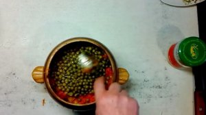 Рецепт ТУШЕНАЯ КАРТОШКА с горошком