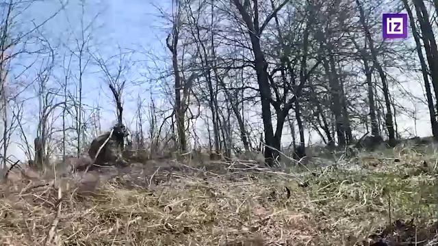 Российский снайпер уничтожил украинский беспилотник типа "Баба Яга" из винтовки