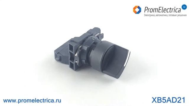 XB5AD21 Переключатель, с фиксацией, 2 положения, 22 мм
