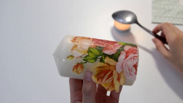 Декупаж свечи смотреть онлайн