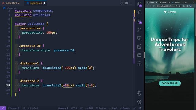 Landing Page Build (with Parallax) #7 - Parallax Effect смотреть онлайн