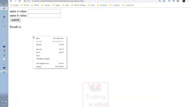 Debugging In JavaScript Training Videos  Telugu 66 I JavaScript Tutorials I  Classes I Training