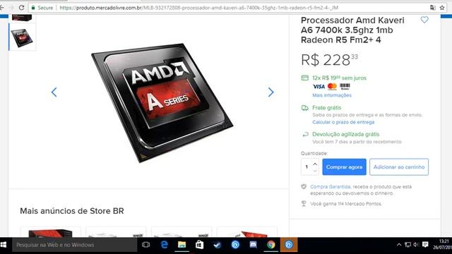 amd a6 7400k é bom ? roda raibow six? смотреть онлайн