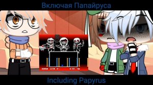 Bad Time Trio reacts to Murder Time Trio || Rus/Eng || Реакция на видео || Gacha Club