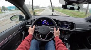 2023 Volkswagen Jetta Sport 6MT - Rainy POV Test Drive (Binaural Audio)