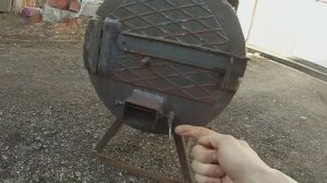 Супер- Печь буржуйка 100% КПД из газового баллона. Отопление гаража. Своими руками