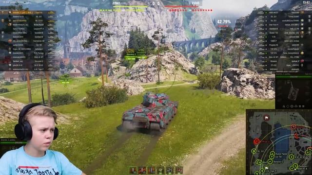Школьник Прокачал Колесный Танк и Стал Статистом  WOT смотреть онлайн